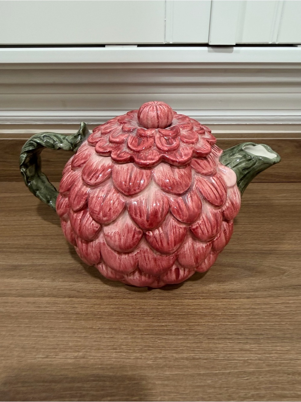 Vintage Fitz and Floyd Omnibus Strawberry Teapot